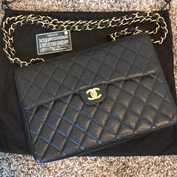 CHANEL Handbags - Chanel caviar flap bag additional pics